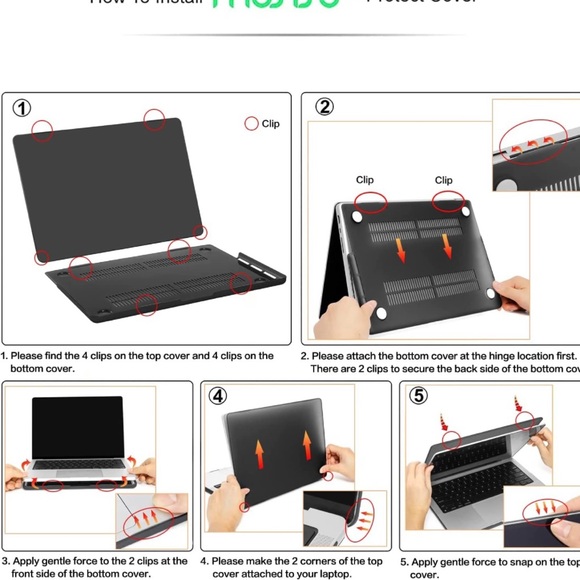 New! MOSISO Plastic Hard Shell Case compatible with MacBook Pro 14”, Clear Pink - Picture 3 of 16